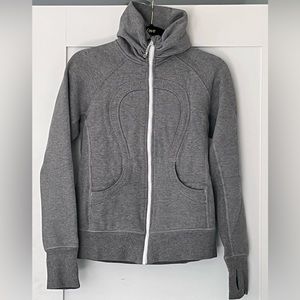 Lululemon Calm and Cozy Cuddle up jacket gray sz 6